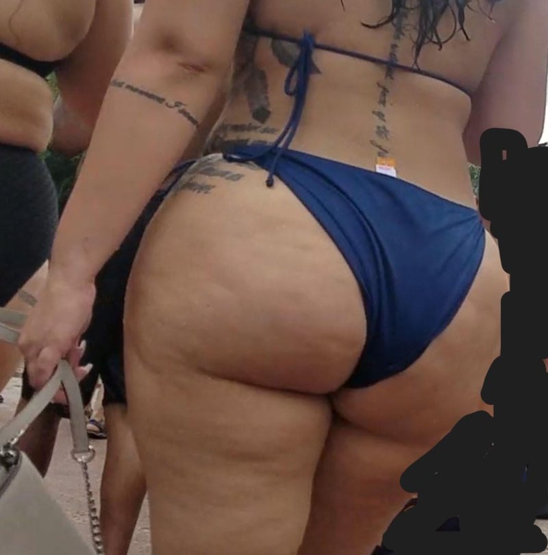 Fat Female buttocks
