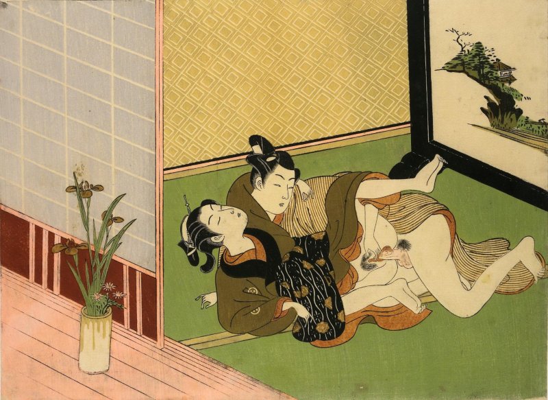 Japanese erotic engraving Xuung