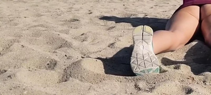 From the beach